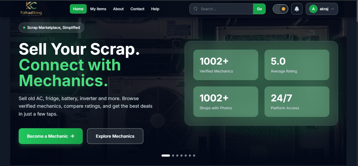 KabadiKing Scrap Marketplace by Amit Kumar Raj